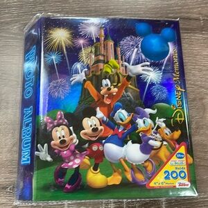 Disney Memories Photo Album 200 Photos Mickey Minnie Donald Daisy Goofy Pluto